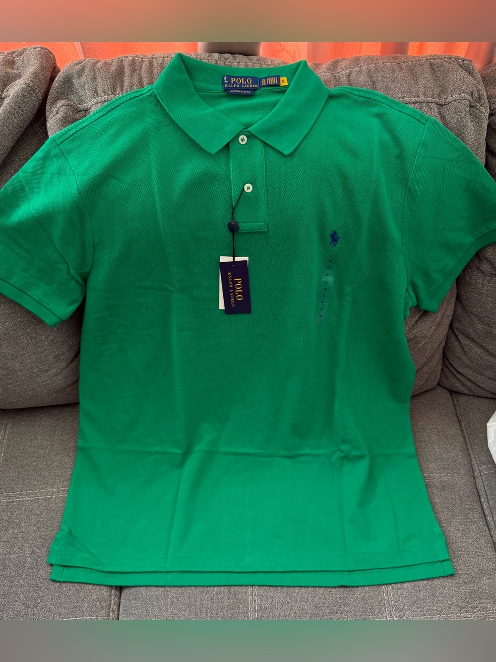 NEW Polo Ralph Lauren Men’s Classic Fit Mesh Polo Shirt, Green, Size XL